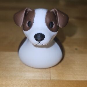 3D Printed Jack Russel Duck Figurine Nwot